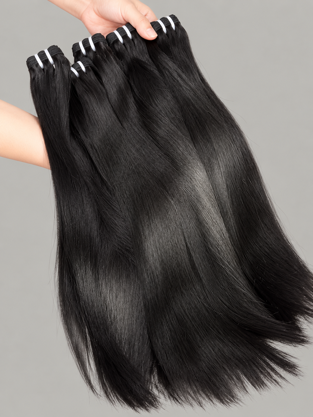 Raw Burmese Hair Natural Straight 3 Bundles Deal