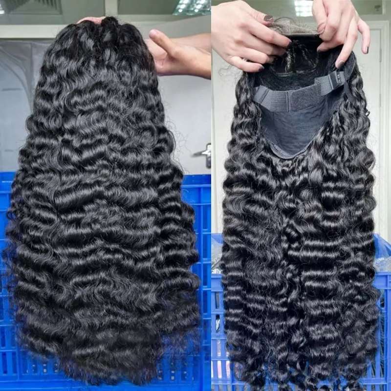 Raw Burmese Curly Hair HD Closure Wig 250%