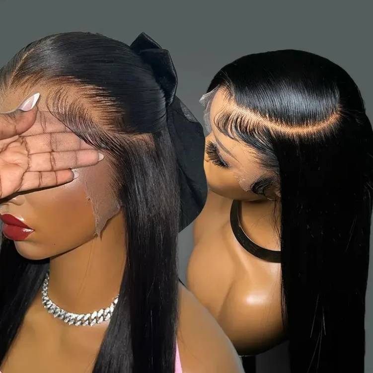 Raw Cambodian Straight Hair HD Frontal Wig