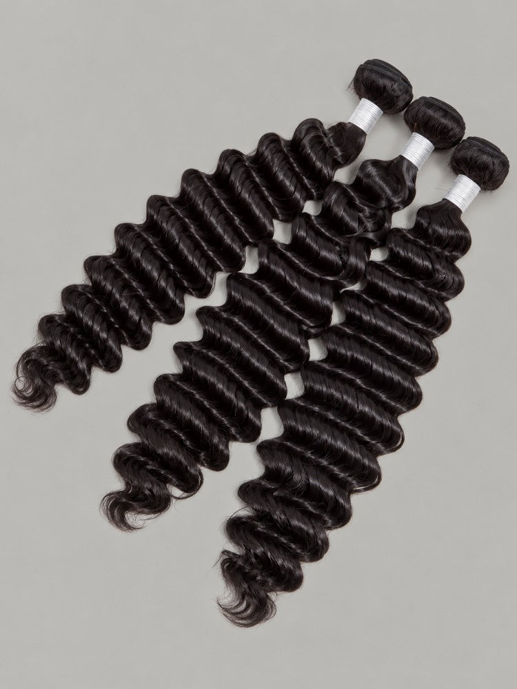 Raw Cambodian Hair Pinapple Deep Wave 3 Bundle Deal