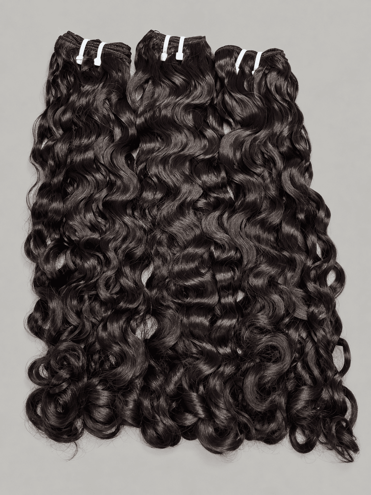 Indian Raw Paradise Curly Super Double Drawn Hair Bundles