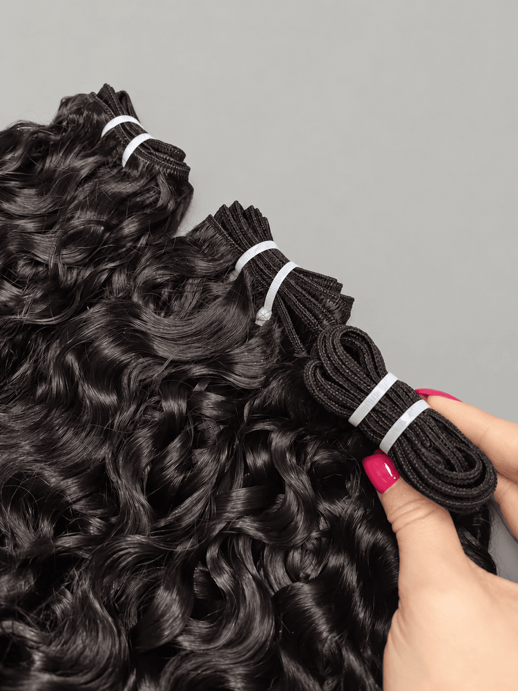 Indian Raw Paradise Curly Super Double Drawn Hair Bundles