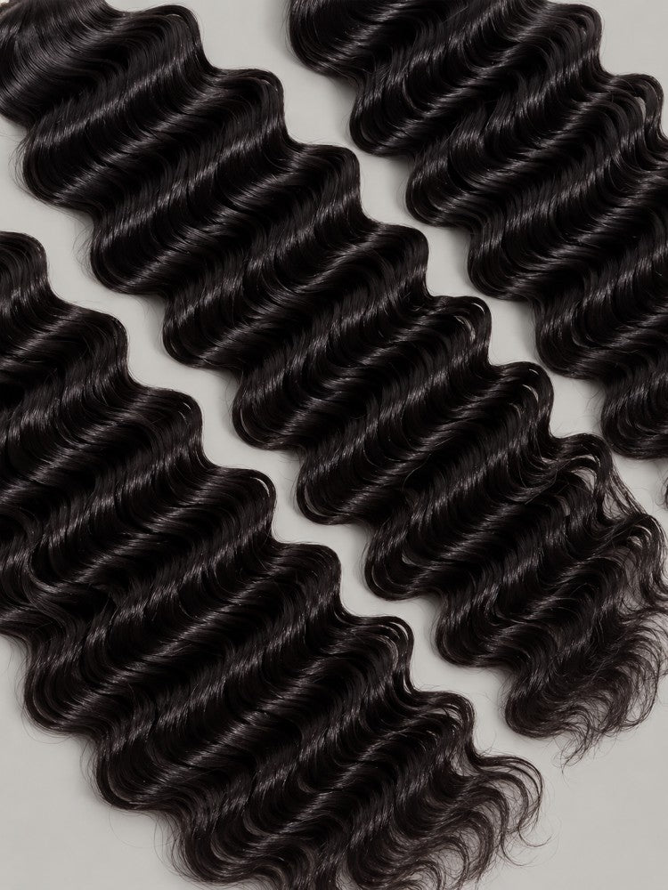 Raw Cambodian Hair Pinapple Deep Wave 3 Bundle Deal