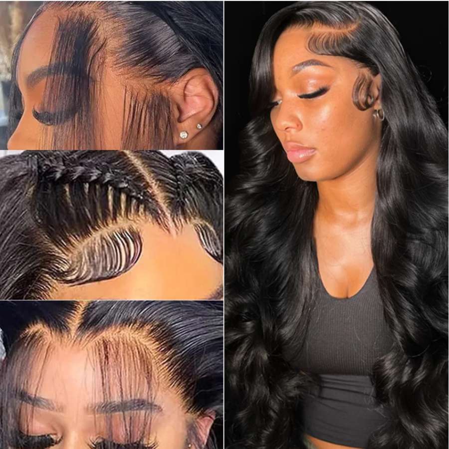 Raw Cambodian Hair Body Wave HD Closure Wig 250%