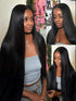 Raw Cambodian Hair Natural Straight HD Frontal Wig 250%