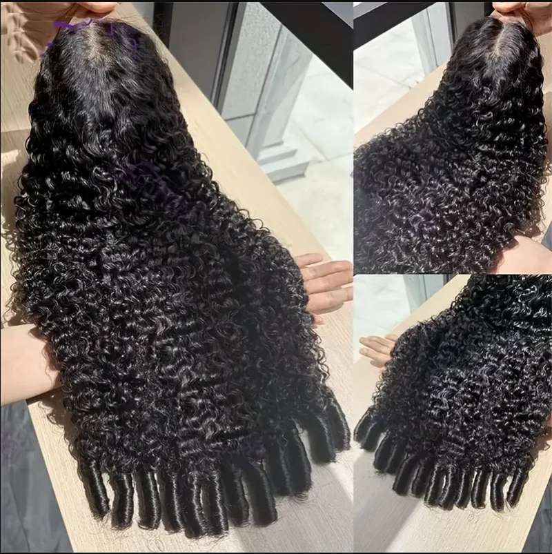 Burmese Curly Hair HD Closure Wig Spiral End 250%