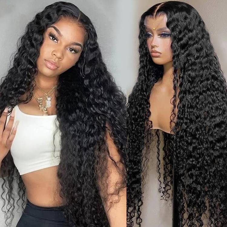 Raw Cambodian Hair Water Wave HD Frontal Wig