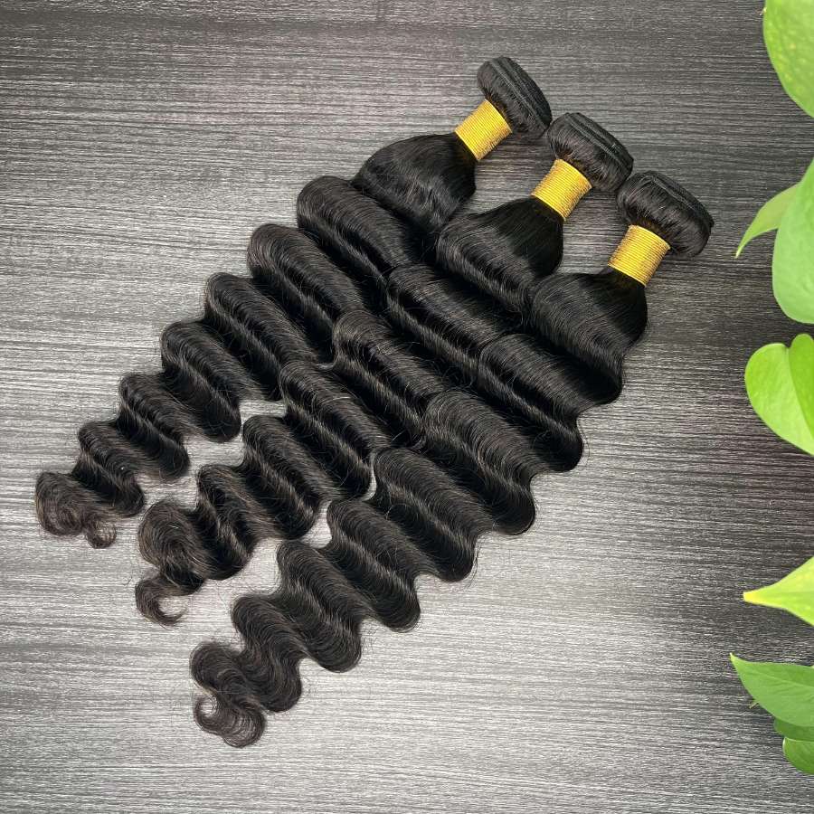 Raw Cambodian Hair Deep Wave 3 Bundle Deal