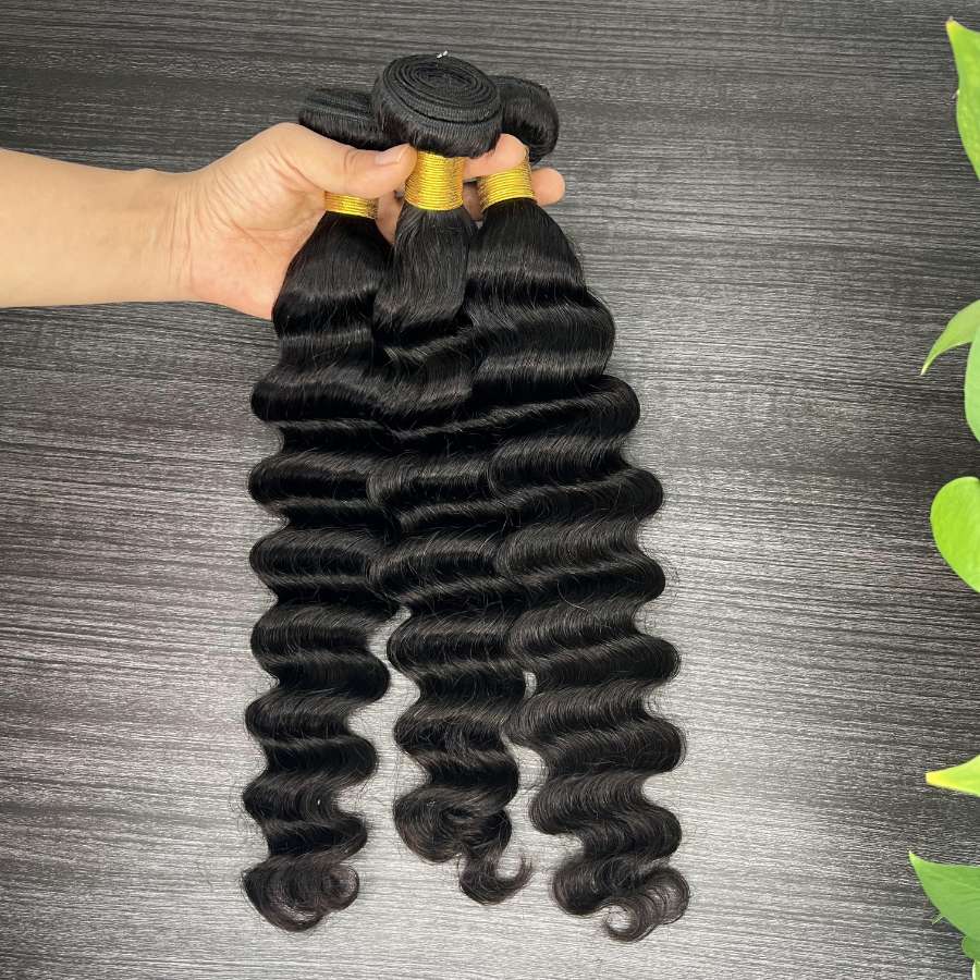 Raw Cambodian Hair Deep Wave 3 Bundle Deal