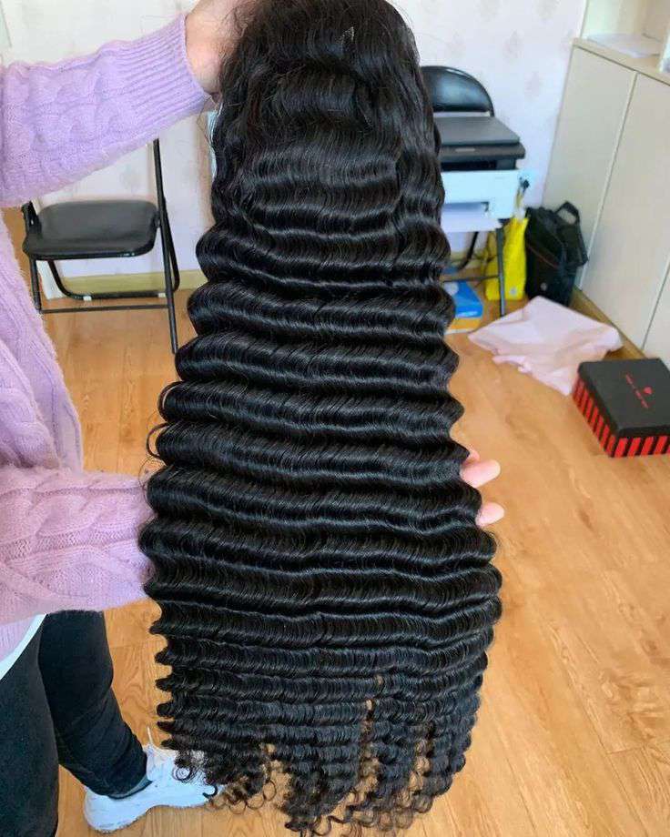 Raw Cambodian Hair Deep Wave HD Frontal Wig