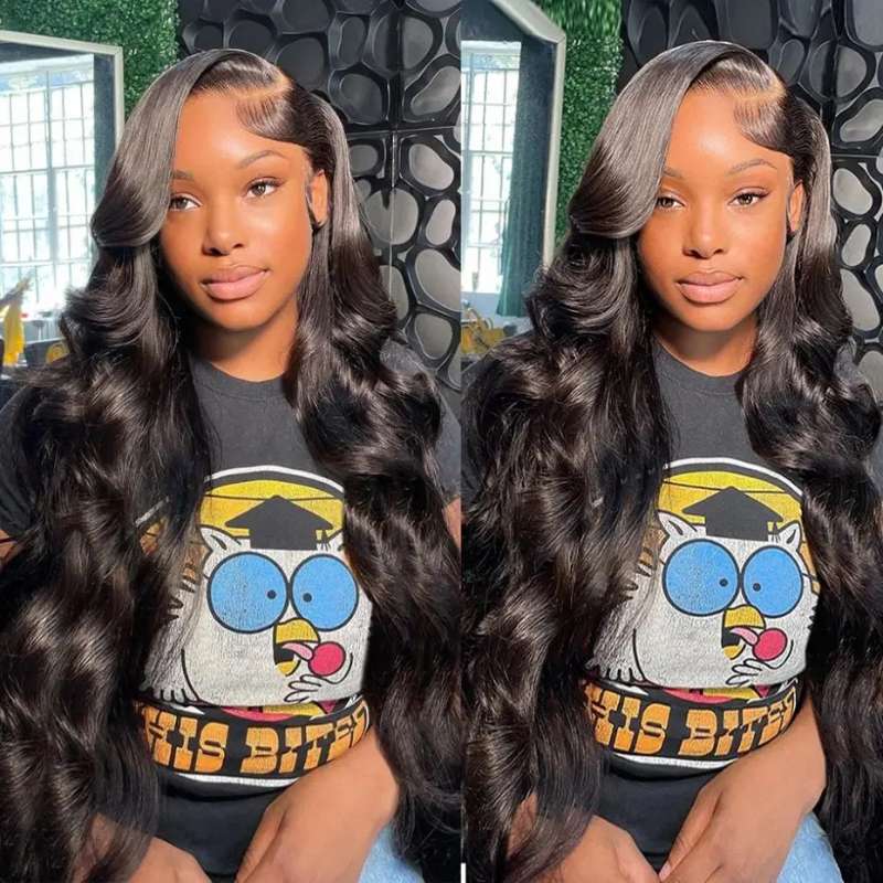 Raw Cambodian Hair Body Wave HD Frontal Wig 250%