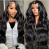 Raw Cambodian Hair Body Wave HD Closure Wig 250%