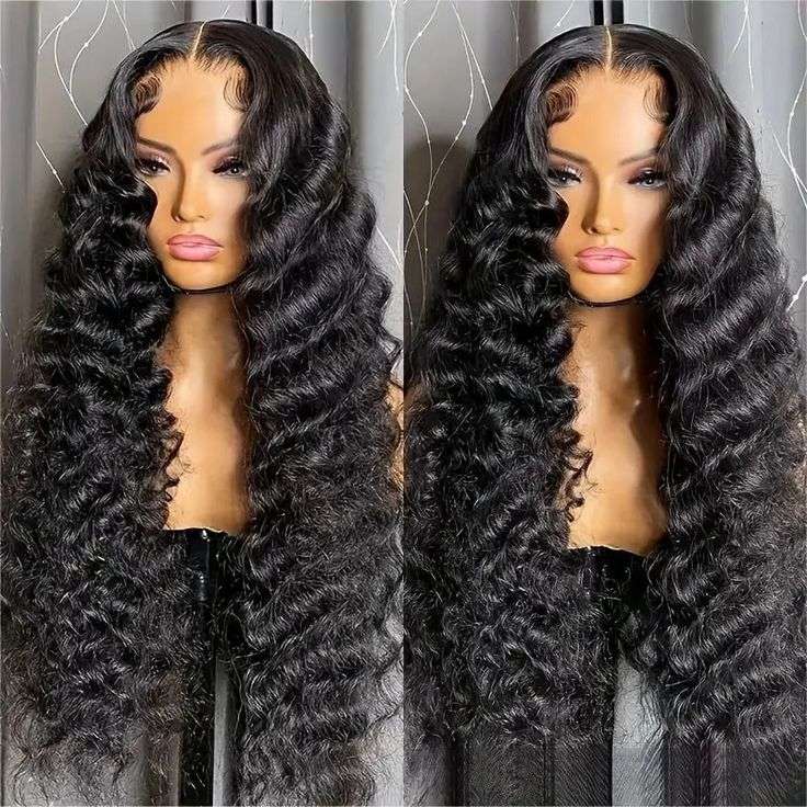 Raw Cambodian Hair Deep Wave HD Closure Wig 250%