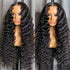 Raw Cambodian Hair Deep Wave HD Closure Wig 250% Density