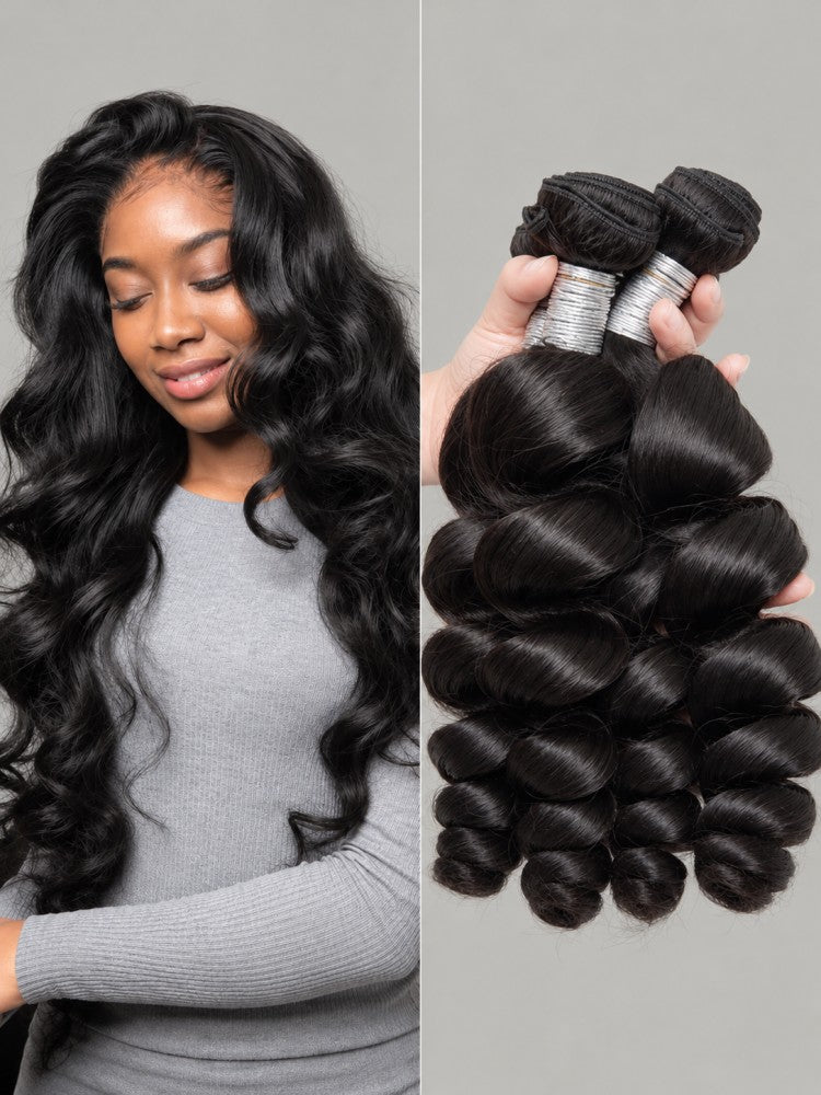 Raw Cambodian Hair Loose Wave 3 Bundle Deal