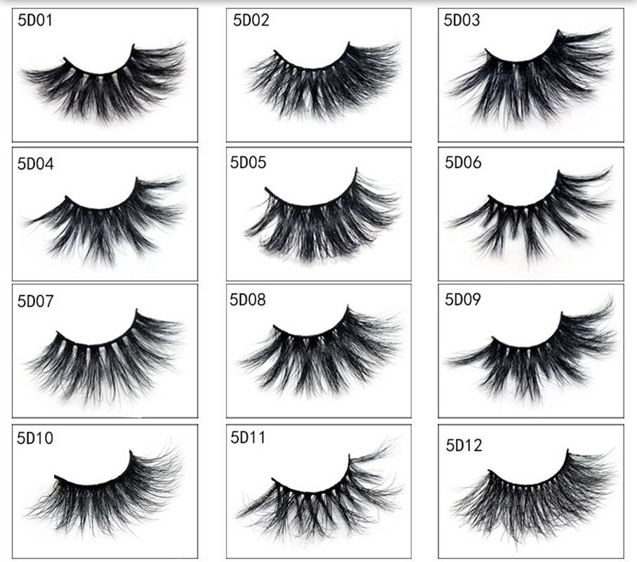 5D 25 mm Thick Mink EyeLashes