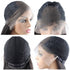 Glueless Pre-Plucked 4 by 4  Indian Loose Deep Wave Lace Front Wig, 1B 