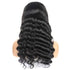 Glueless Pre-Plucked 4 by 4  Brazilian Loose Deep Wave Lace Front Wig, 1B 