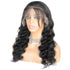 Pre-Plucked 4 by 4  Brazilian Loose Deep Wave Lace Front Wig, 1B 