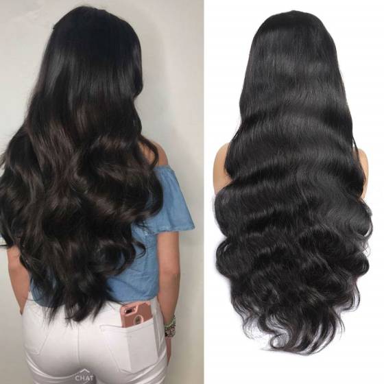 4x4 Lace Closure Wig Eurasian Body Wave Lace Front Human Hair Wigs