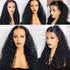 mybombhair Glueless Hd Transparent 13*6 Lace Front Wig Preuvian  Curly 1b  