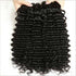 mybombhair 3 bundles Peruvian Deep Curly Hair Weave 1b