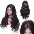Glueless Pre-plucked Peruvian Body Wave Lace Front Wig 1B