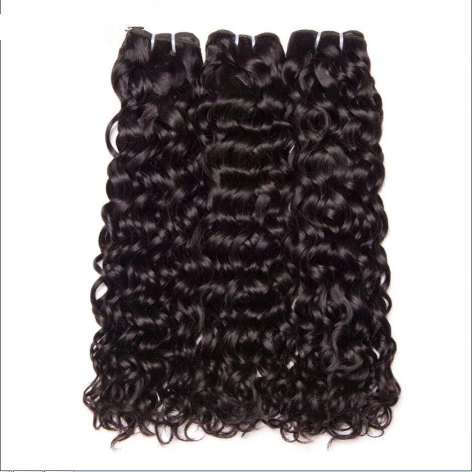 mybombhair 3 Bundles A Lot  8''-30'' Brazilian Water Wave Virgin Human Hair Weave 