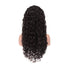 Pre-plucked  Virgin Human Hair Indian Water Wave Lace Front Wig