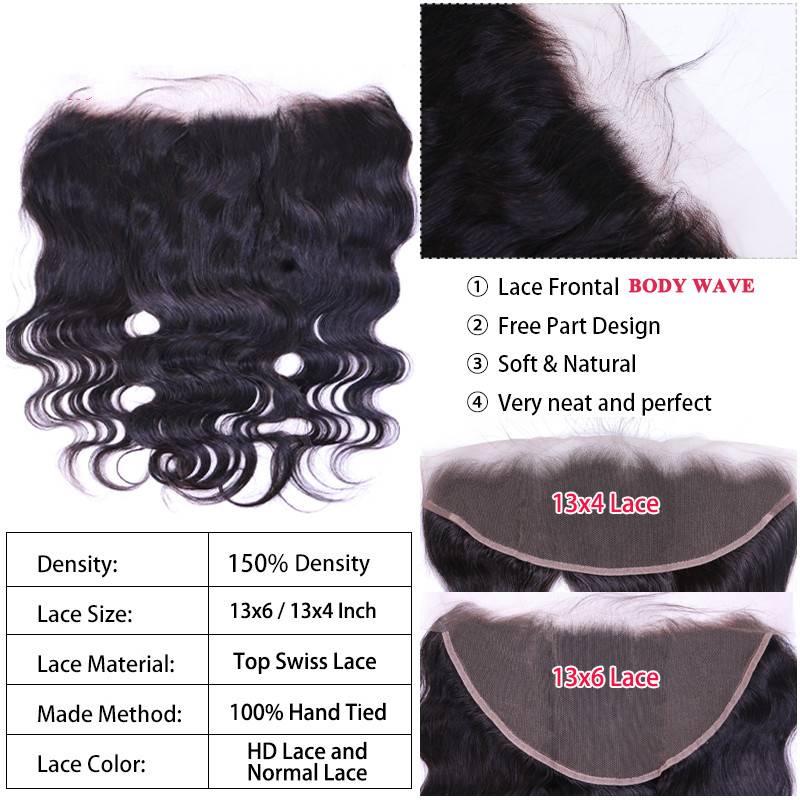 Pre-Plucked Ear to Ear 13x4/13x6 Brown/HD Lace Frontal Body Wave