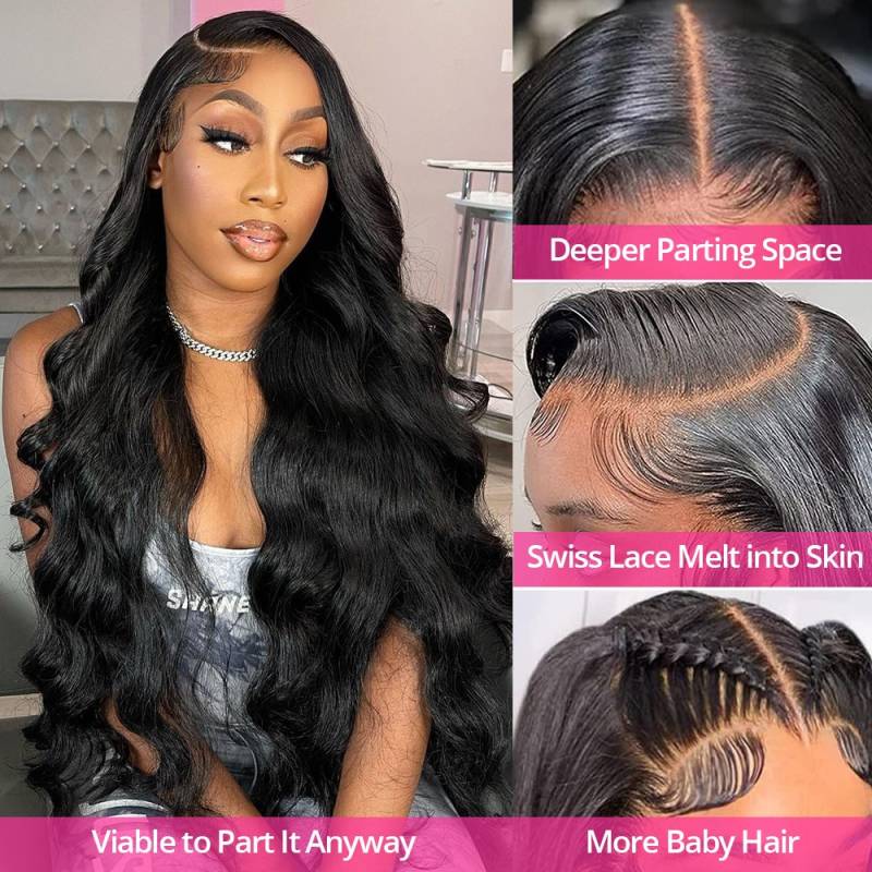 Pre-Plucked 360 Body Wave Lace Wig