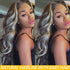 Pre-Plucked Highlight 1B/613 Body Wave 13X4 Frontal Wig